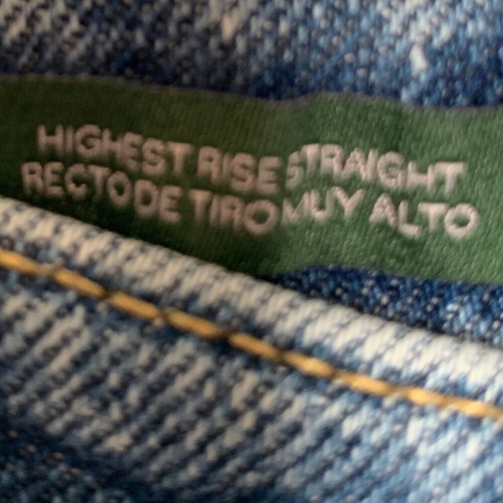 WILD FABLE HIGHEST RISE STRAIGHT LEG JEANS SIZE ZERO - Picture 3 of 6
